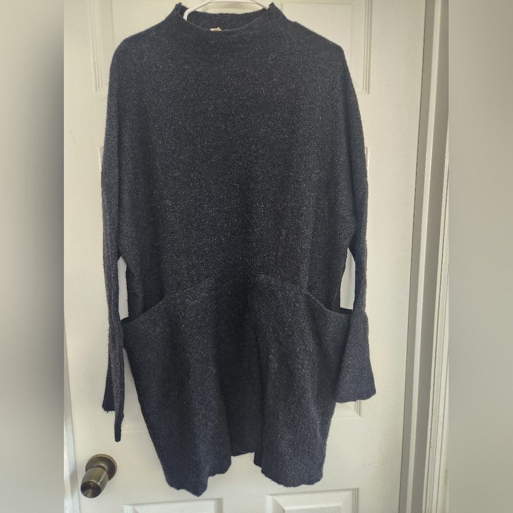 Free People Charcoal Sweater